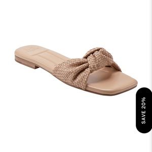 Marc Fisher marlon woven tan sandals. Size 8. Like new, worn once!